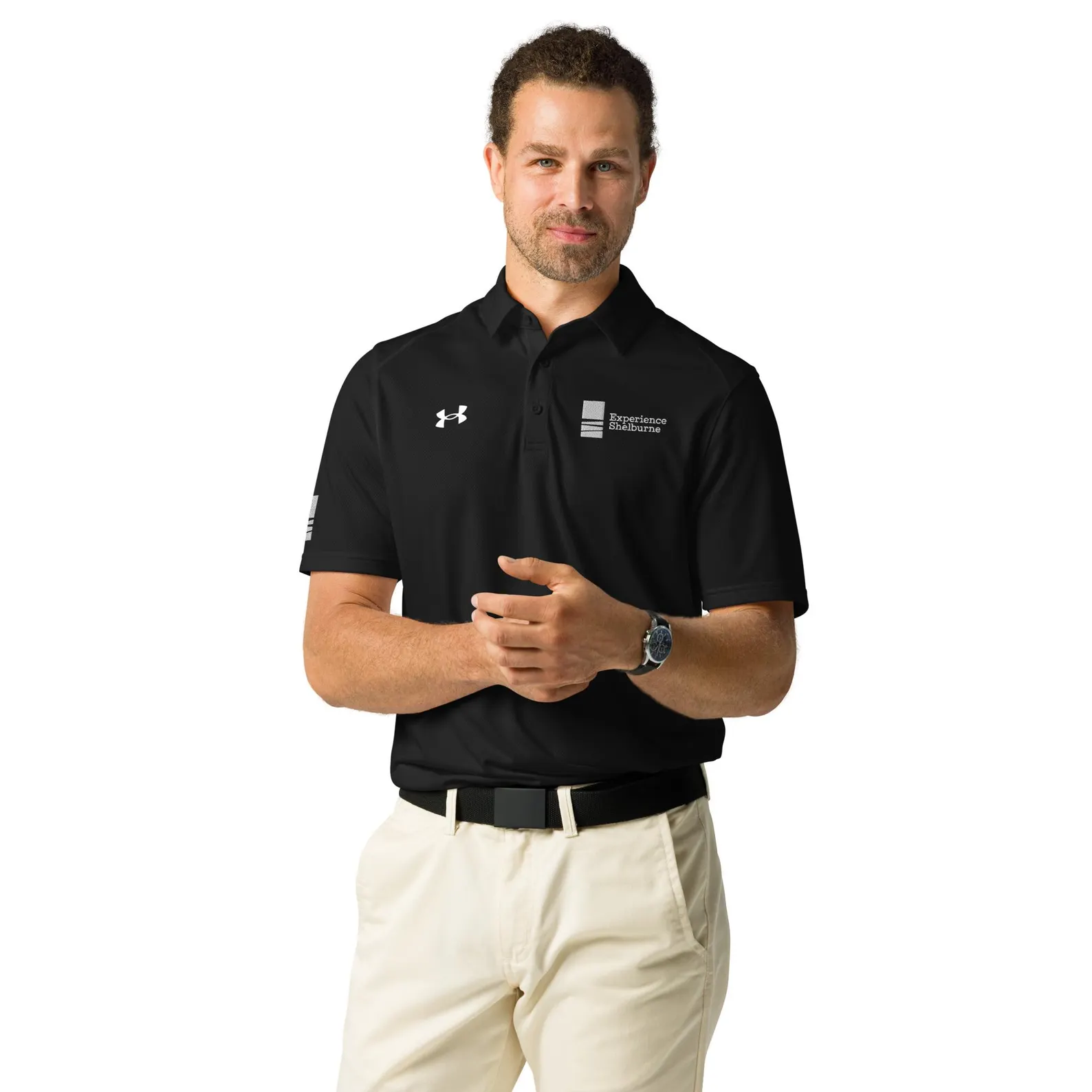 The Kwini Polo - Black Under Armour polo worn